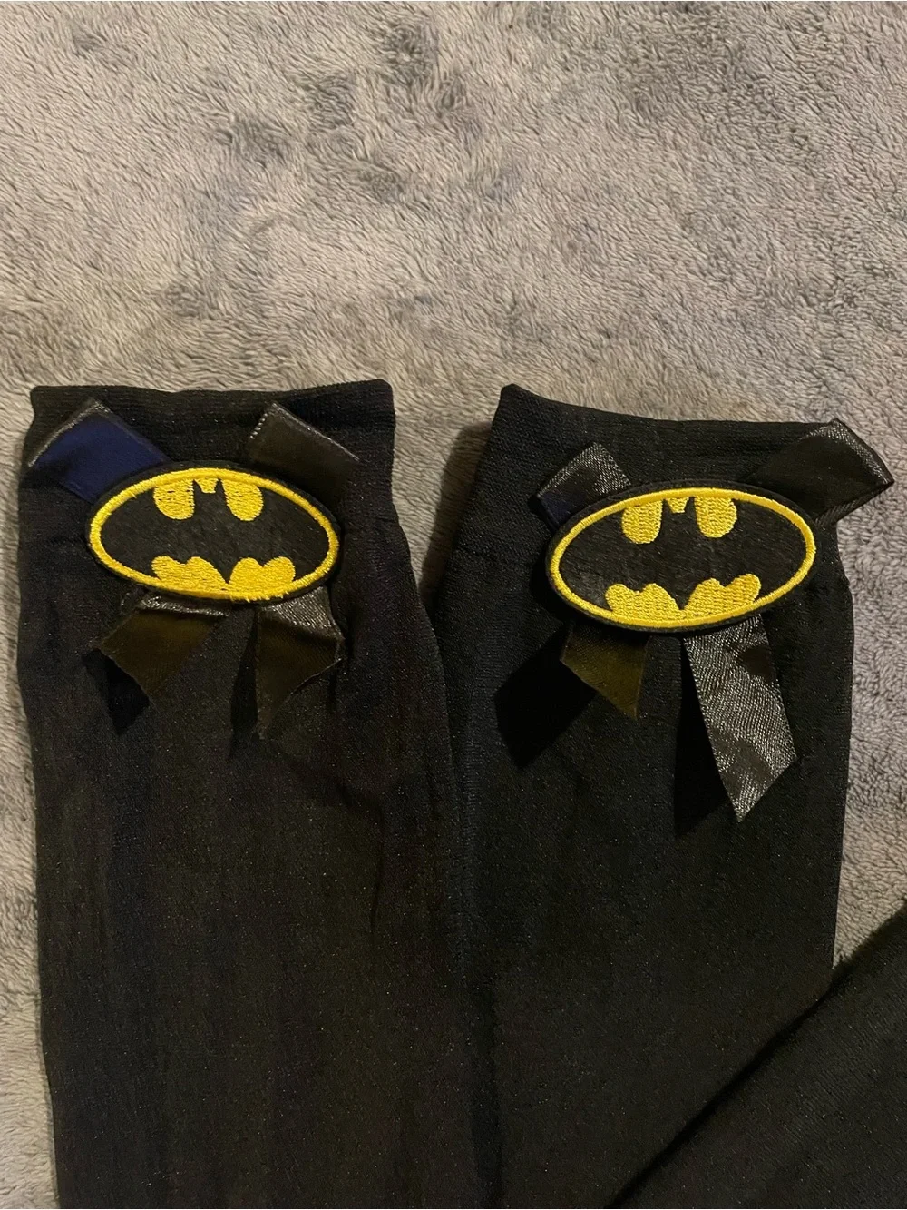 Rubies DC Comics Batgirl Stockings Adult Women’s One Size Black Hosiery Sexy